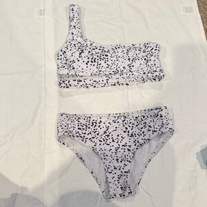 ROMWE Speckled Bikini Set